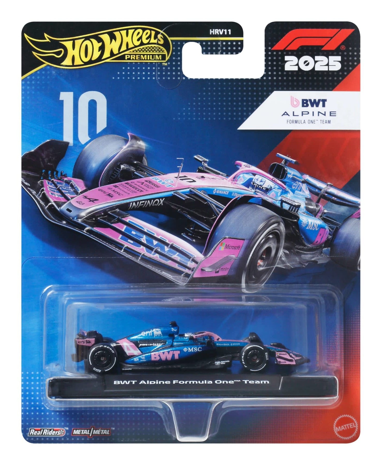 Premium BWT Alpine Formula One Team – #10 (2025 Edition) Original HW 1/64