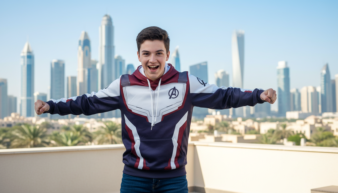 AVENGERS Quantum Realm Hoodie (End Game Suit)