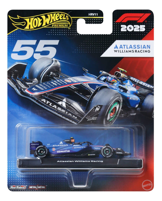 Premium Atlassian Williams Racing Formula 1™ Team – #55 (2025 Edition) Original HW 1/64